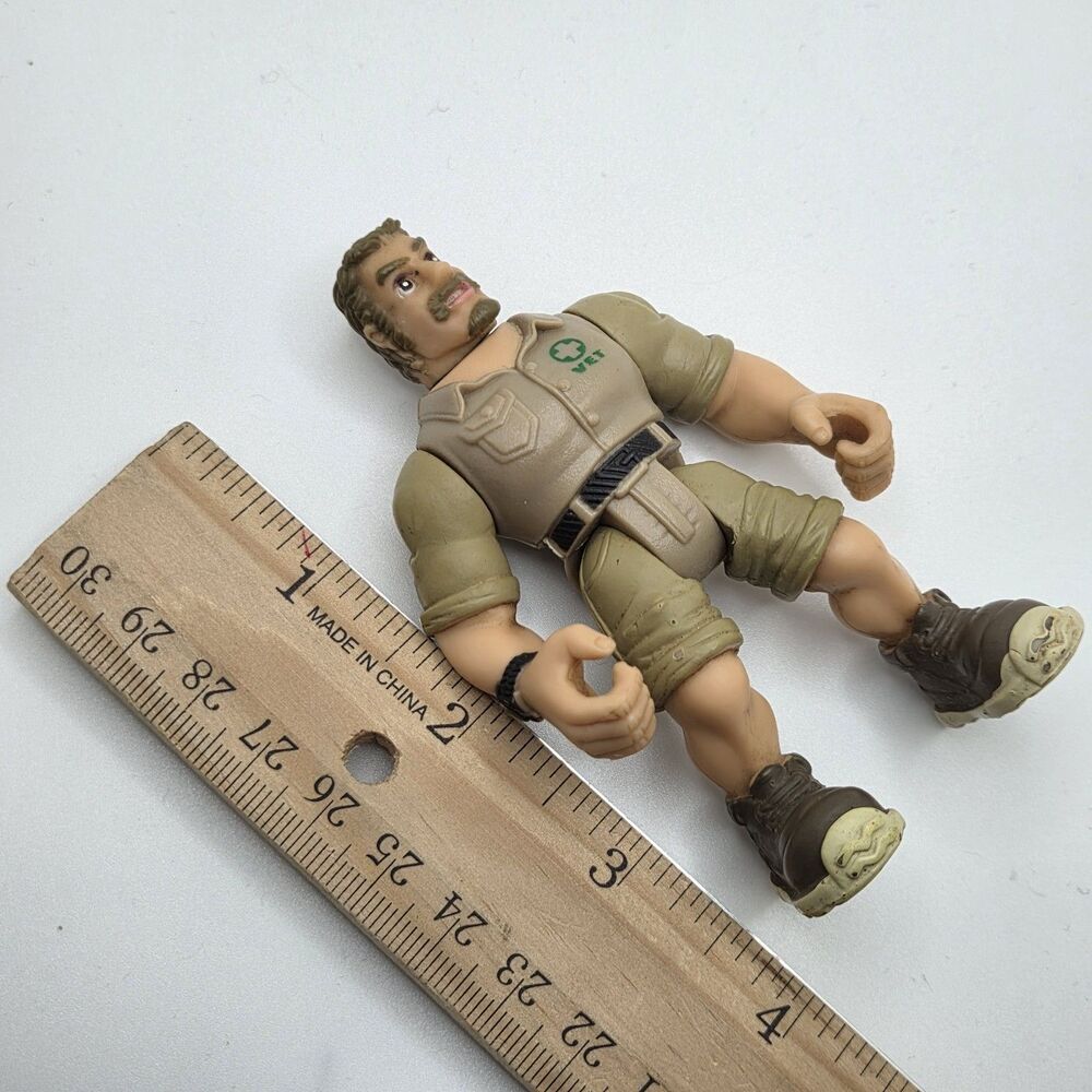 Vintage Playskool Rainforest Café Vet Safari Zookeeper Figure - Picture 3 of 3